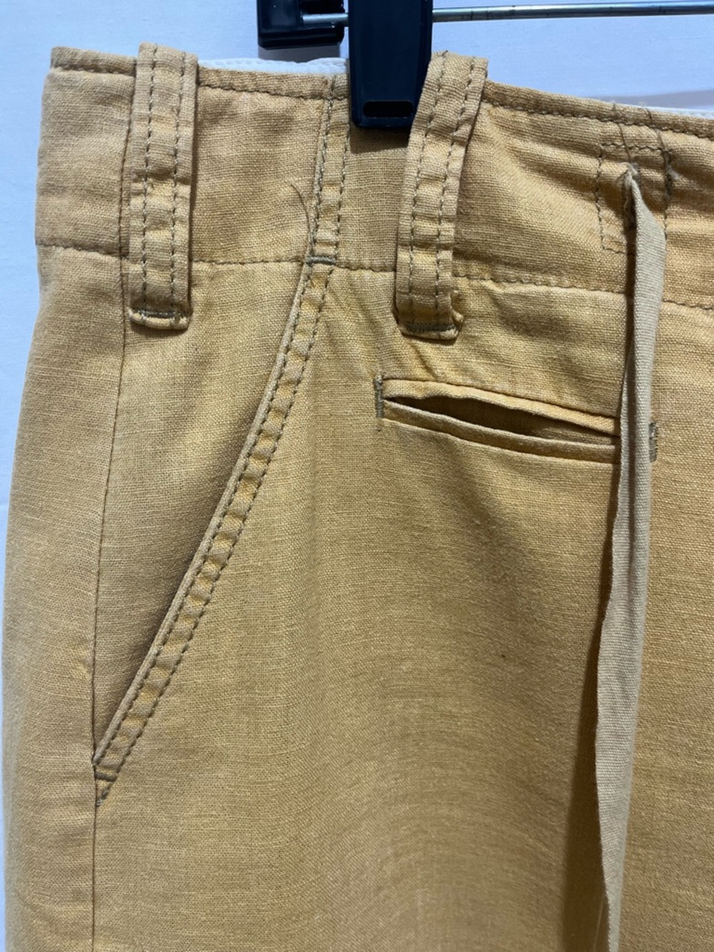 Anthropology Paper boy Casual Mustard Cargo Skirt 100% cotton - Picture 6 of 8